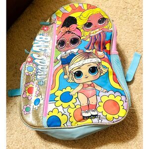 Kids Bae Squad L.O.L Surprise Fun Colors Backpack with Laptop Sleeve & Book Bag